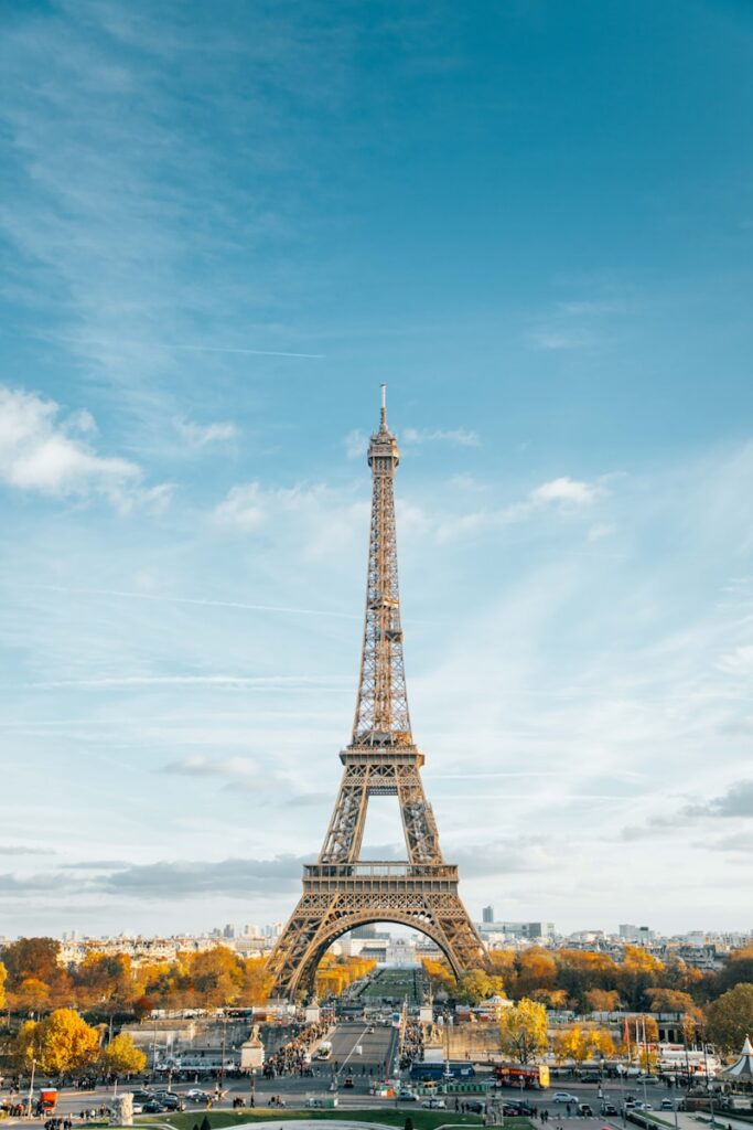 Eiffel tower during daytime in Paris: solo female travel