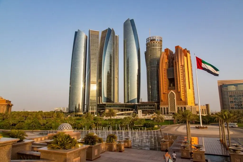 Etihad Towers in Abu Dhabi