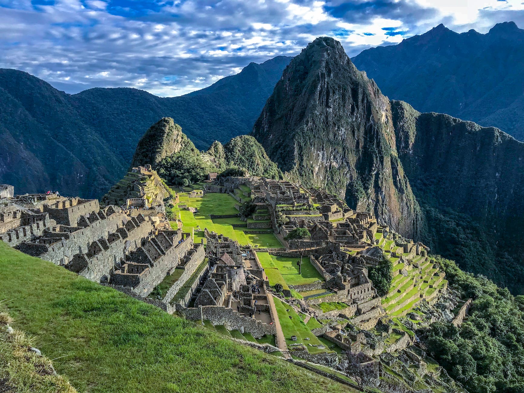 Ruinas de Machu Picchu en Perú, un sitio antiguo impresionante.