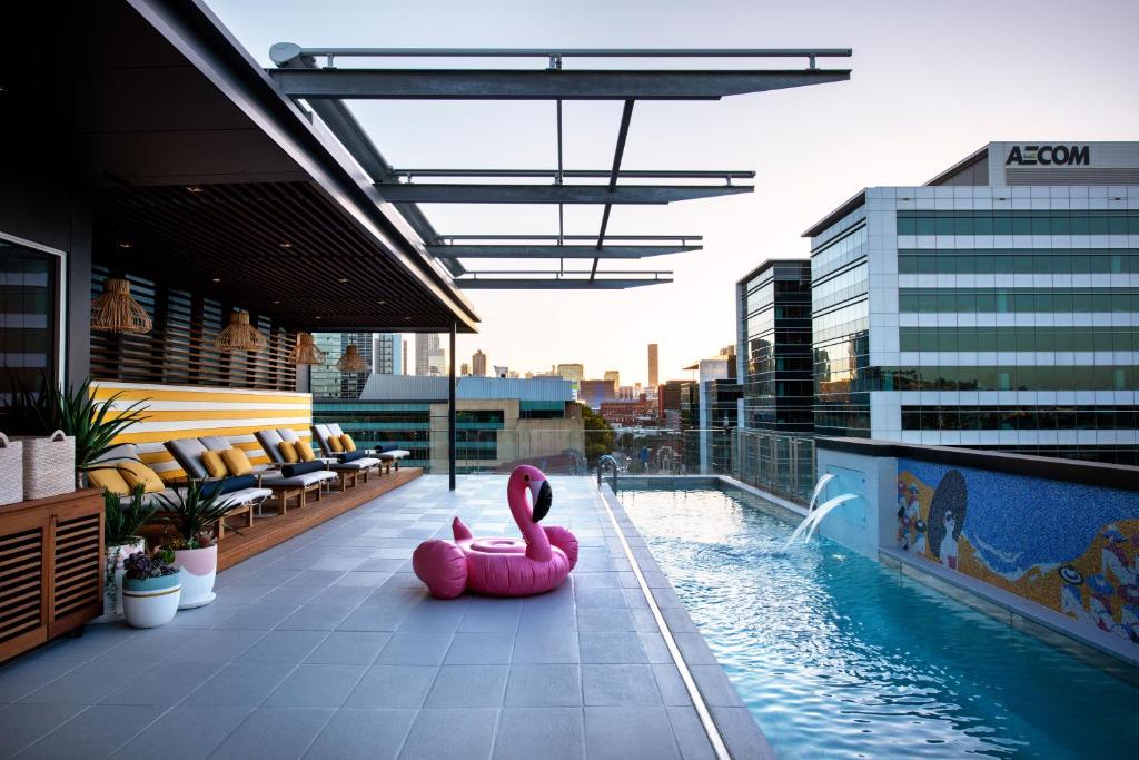 Ovolo The Valley: Fortitude Valley's chic hotel with eclectic design, free minibar, and rooftop pool. Vibrant atmosphere and personalized service. it is one of best hotels Brisbane