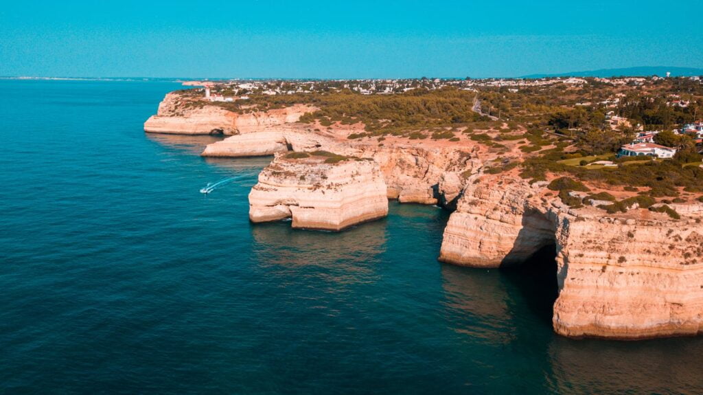 Algarve, Portugal: A stunning coastal region known for its golden beaches, crystal-clear waters, and picturesque cliffs.