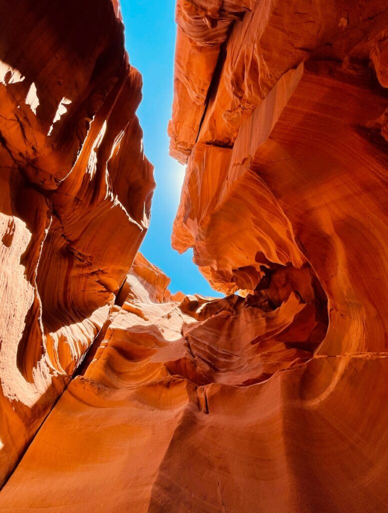 a close-up of a canyon