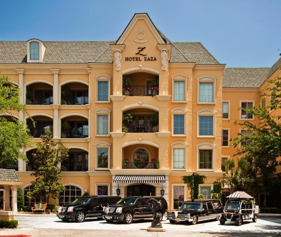 Hotel ZaZa Dallas, a luxurious hotel in a residential area of Dallas.