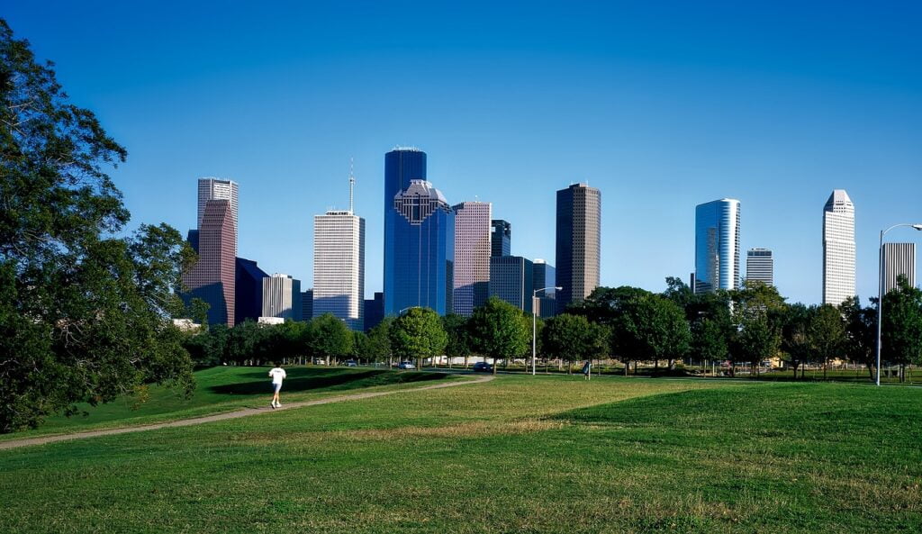 houston, texas, city - Sam Houston Park