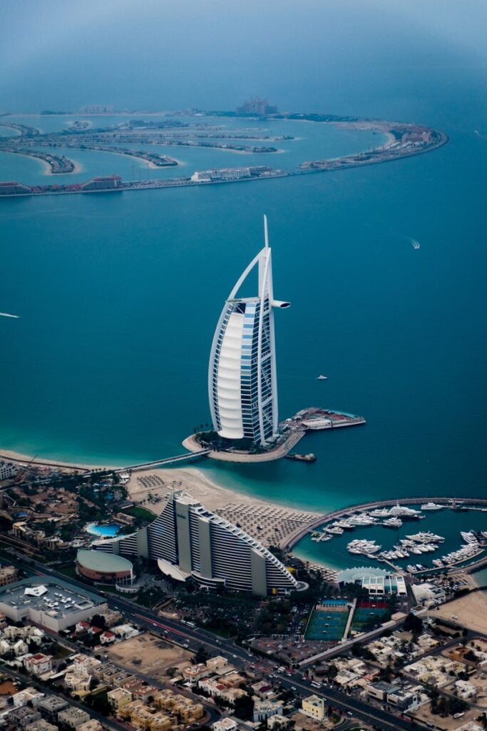 Burj Al-Arab, Dubai: places to visit in the middle east