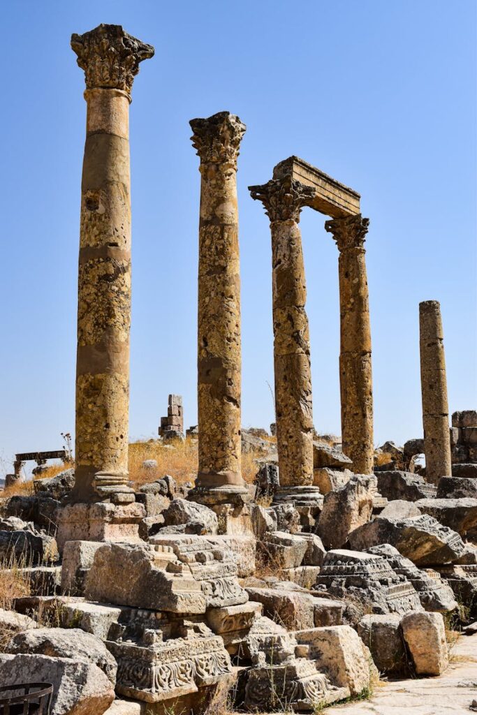 Columns of Amman Citadel